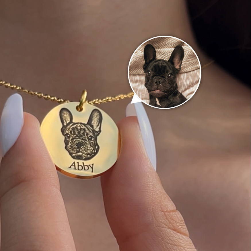 Náhrdelník s obrázkem mazlíčka