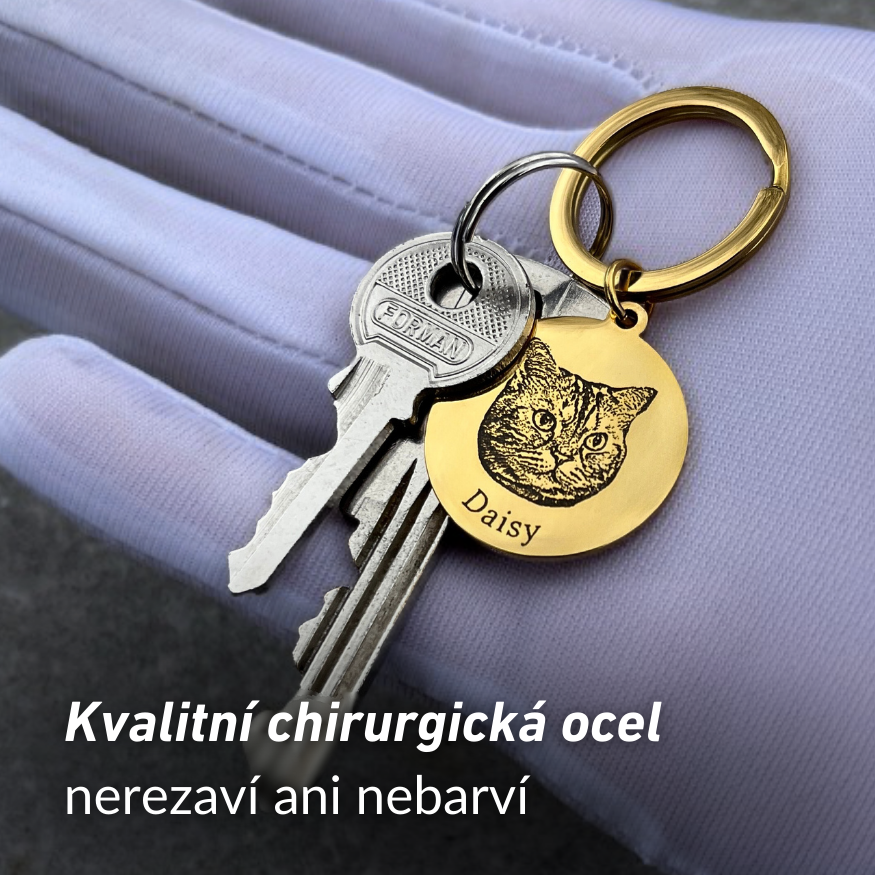 Klíčenka s obrázkem mazlíčka