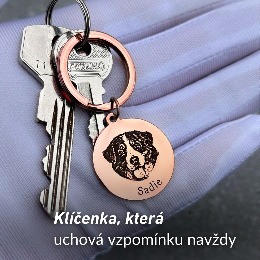 Klíčenka s obrázkem mazlíčka