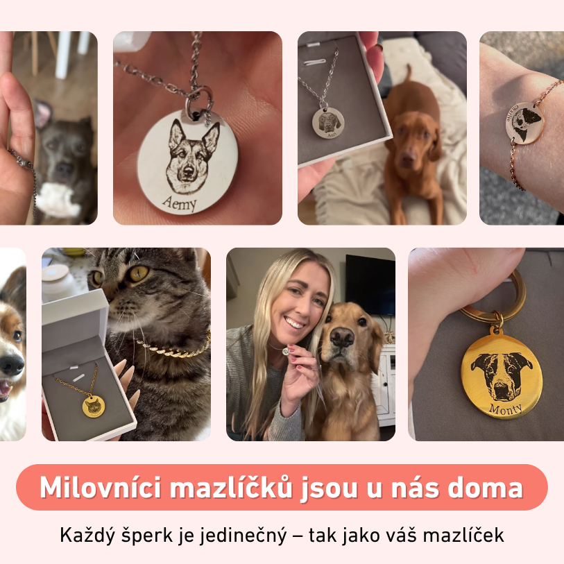 Klíčenka s obrázkem mazlíčka